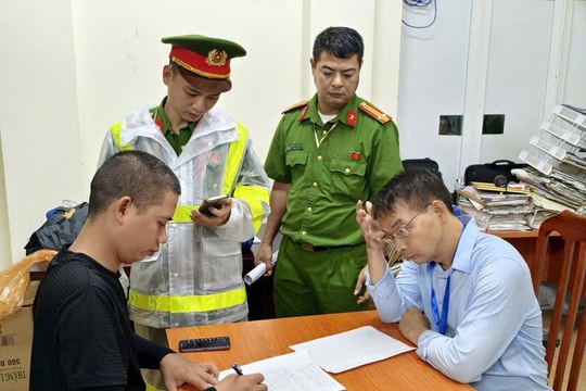 Công an phường Ba Đình (Hà Nội) Xử lý nhiều trường hợp vi phạm về an ninh trật tự, an toàn giao thông