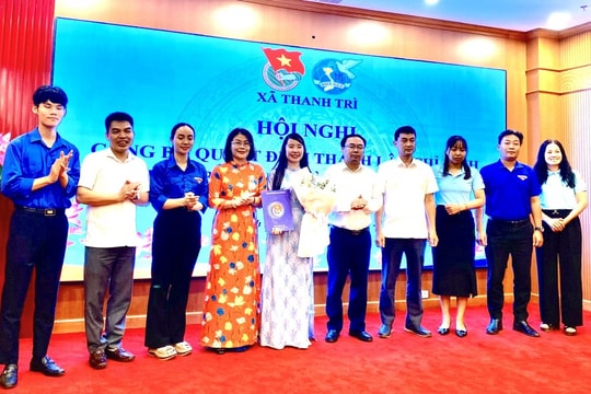 Xã Thanh Trì: Công bố các Quyết định thành lập Chi đoàn, Chi hội, Hội đồng Đội