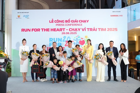 Giải chạy “Run For The Heart – Chạy Vì Trái Tim 2025” Hành trình chuyển cảm hứng qua từng bước chân