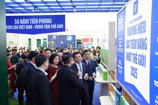 Vinamilk mang các công nghệ và tiêu chuẩn hàng đầu thế giới đến Triển lãm thành tựu đất nước 80 năm