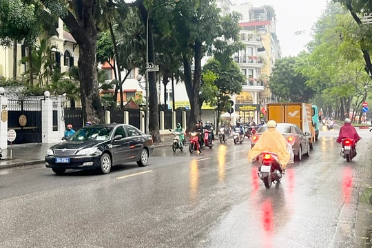 Bắc Bộ có mưa to về chiều tối và đêm