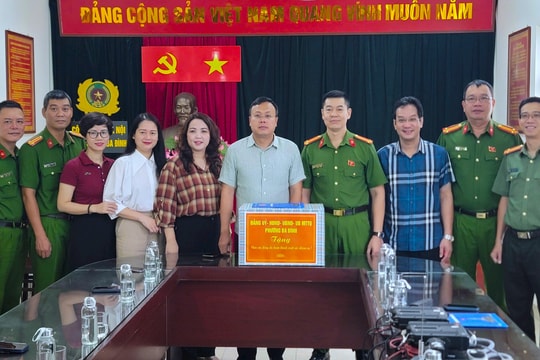 Phường Ba Đình thăm, động viên lực lượng làm nhiệm vụ A80