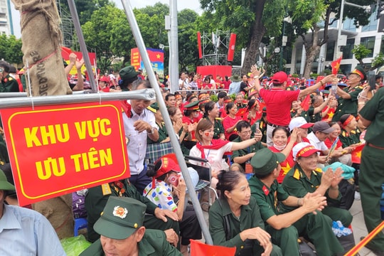 Phường Ba Đình: Bố trí 8 nghìn ghế ngồi cho cựu chiến binh xem diễu binh, diễu hành
