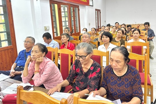 Xã Thư Lâm lấy ý kiến điều chỉnh quy hoạch xây dựng tỷ lệ 1/500
