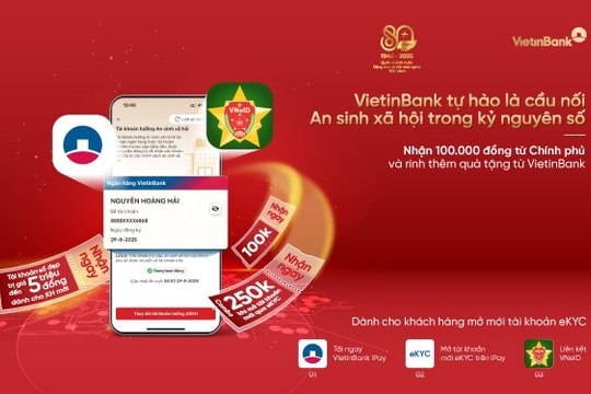 Nhận quà từ Chính phủ - Niềm vui nhân đôi cùng VietinBank