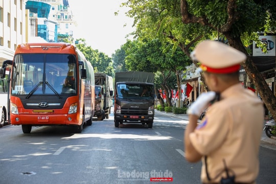 Hạn chế xe tải, xe khách trên 45 chỗ hướng về trung tâm Hà Nội tổng duyệt A80