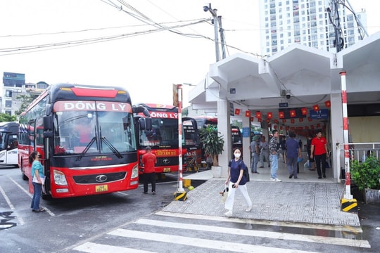 Bến xe, nhà ga Hà Nội thông thoáng ngày đầu nghỉ lễ Quốc khánh