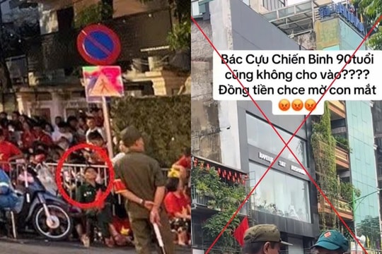 Xử phạt trường hợp tung tin sai sự thật về cựu chiến binh xem diễu binh, diễu hành A80