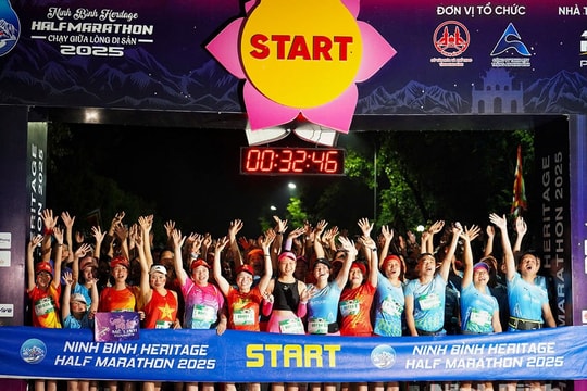 Hơn 4300 VĐV tham gia Giải chạy "Ninh Bình Heritage Half Marathon 2025