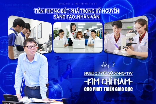 Tiên phong bứt phá trong kỷ nguyên sáng tạo, nhân văn Bài 3: Nghị quyết số 57-NQ/TW, “kim chỉ Nam” cho phát triển giáo dục