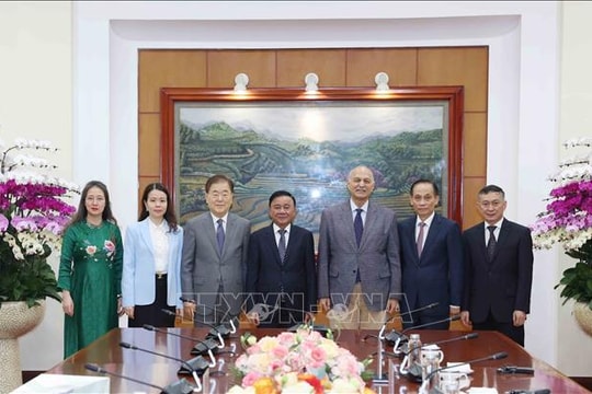 Thường trực Ban Bí thư Trần Cẩm Tú tiếp Ban Lãnh đạo Hội nghị quốc tế các đảng chính trị châu Á (ICAPP)