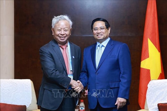 Thủ tướng Phạm Minh Chính làm việc với các Tập đoàn hàng đầu của Trung Quốc
