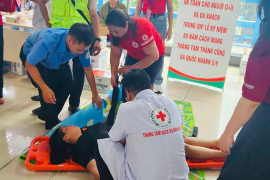 Hiệu quả các điểm sơ cấp cứu tại các ga đường sắt phục vụ Đại lễ