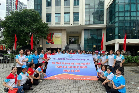 Phụ nữ Ngọc Hà – Nụ cười tự hào ngày hội non sông