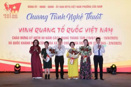 Phường Cửa Nam: Tổ chức chương trình nghệ thuật “Vinh quang Tổ quốc Việt Nam”  chào mừng Quốc khánh 2/9