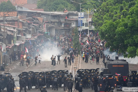 Indonesia bắt giữ hơn 1.200 người liên quan tới biểu tình