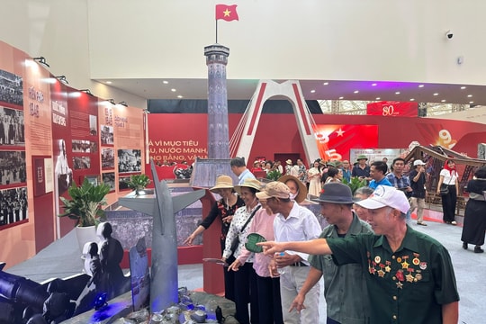 Triển lãm "80 năm hành trình Độc lập- Tự do- Hạnh phúc" đã đón hơn 1 triệu lượt khách