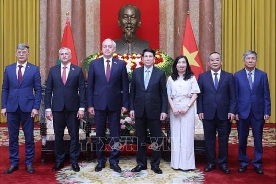 Việt Nam luôn coi trọng quan hệ hữu nghị truyền thống gắn bó với Belarus