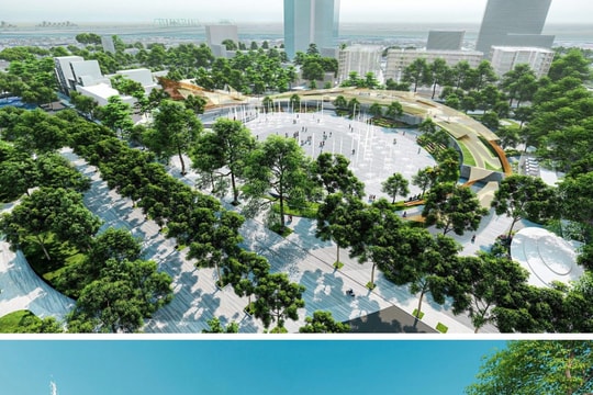 Hé lộ hình hài quảng trường phía Đông hồ Hoàn Kiếm và ga ngầm C9