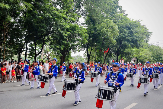 Tiếng nhạc kèn tuổi trẻ TP Hồ Chí Minh vang lên giữa Hồ Gươm trong dịp 80 năm Quốc khánh