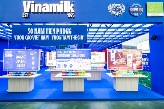 Không gian trưng bày và trải nghiệm của Vinamilk hút khách tại Triển lãm Thành tựu đất nước 80 năm
