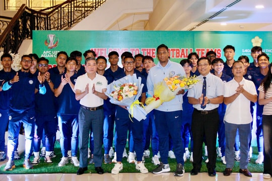 Các đối thủ của U23 Việt Nam đã đến Phú Thọ, chuẩn bị cho vòng loại U23 châu Á 2026