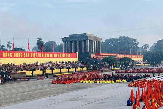 TRỰC TIẾP: Lễ kỷ niệm, diễu binh, diễu hành 80 năm Cách mạng tháng Tám và Quốc khánh 2/9
