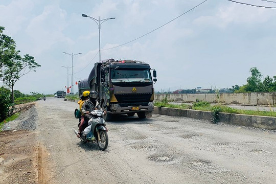 Xã Hòa Xá (Hà Nội): Quốc lộ 21B thi công dở dang gây mất an toàn giao thông