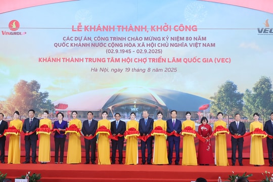 Ngày 19-12, khánh thành, khởi công các công trình lớn chào mừng Đại hội XIV của Đảng