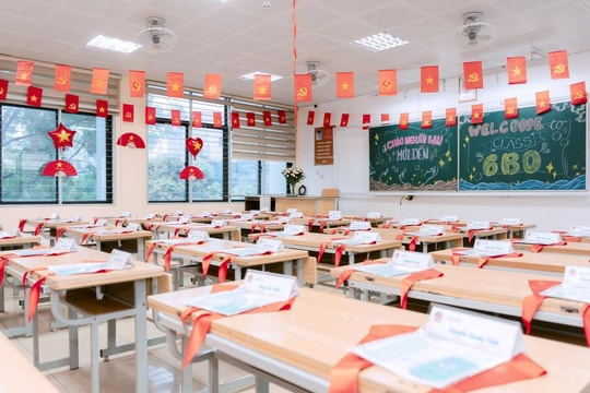 Lễ khai giảng trong rợp sắc đỏ Quốc khánh