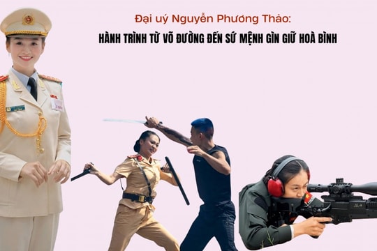 Nữ Đại uý Công an Nhân dân với sứ mệnh gìn giữ hoà bình