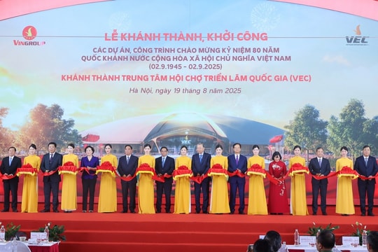 Tổ chức khánh thành, khởi công trực tuyến đồng thời các công trình lớn chào mừng Đại hội đại biểu toàn quốc lần thứ XIV của Đảng