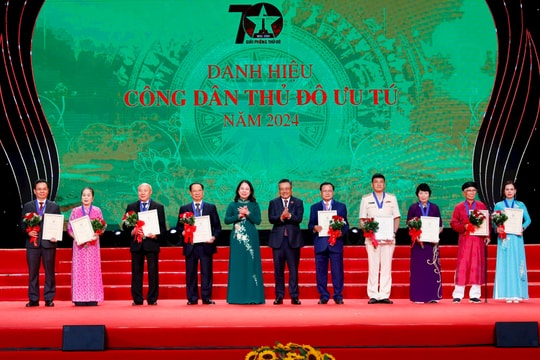Công bố danh sách dự kiến đề nghị khen thưởng danh hiệu “Công dân Thủ đô ưu tú” năm 2025