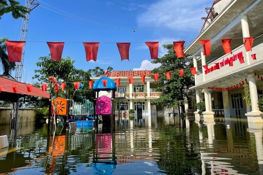 Xuân Mai vượt lũ, đón khai giảng năm học mới 2025-2026