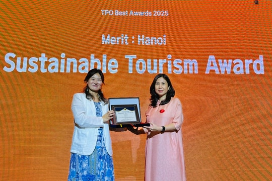 Hà Nội được vinh danh với giải thưởng “Du lịch bền vững” tại TPO 2025