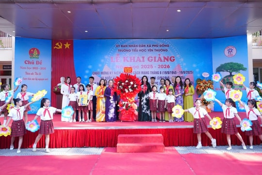 Xã Phù Đổng: Rộn ràng Lễ khai giảng năm học mới