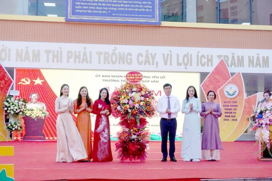 Hà Nội rộn ràng khai giảng năm học mới 2025-2026: Niềm vui lan tỏa từ mỗi ngôi trường