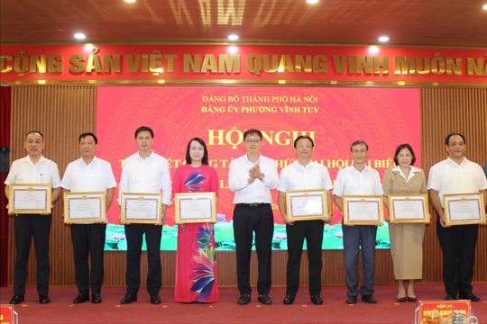 Xây dựng phường Vĩnh Tuy có hạ tầng đô thị hiện đại, thương mại, dịch vụ phát triển