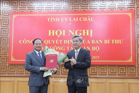 Đồng chí Lê Minh Ngân giữ chức Phó Bí thư Thường trực Tỉnh ủy Lai Châu