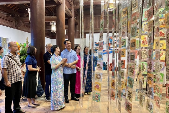 Triển lãm mỹ thuật quốc tế tại Văn Miếu - Quốc Tử Giám: Lan tỏa cảm hứng sáng tạo và tình hữu nghị