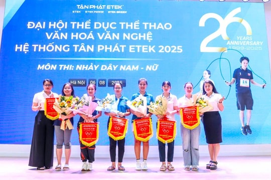 Công đoàn Tân Phát ETEK chăm lo đời sống tinh thần và sức khỏe cho người lao động