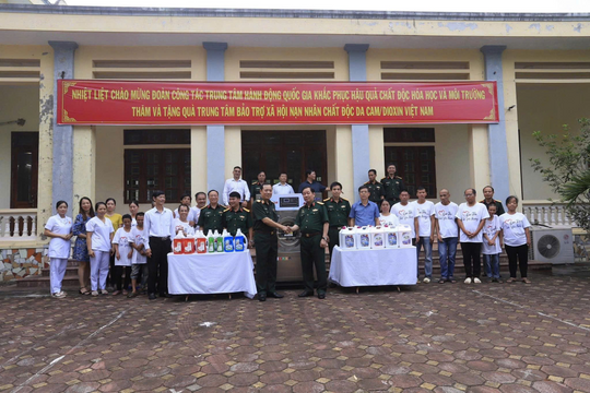 Góp phần giảm bớt khó khăn với nạn nhân nhiễm chất độc da cam