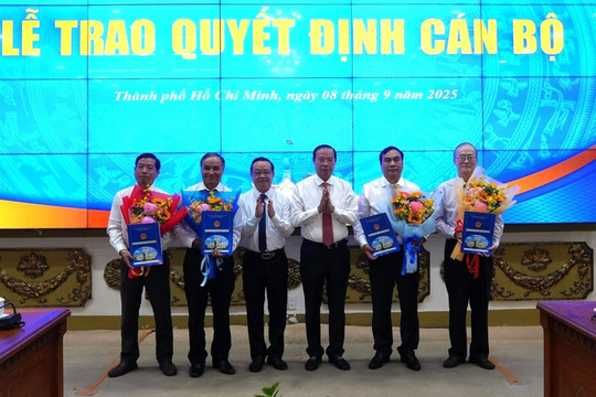 Bổ nhiệm nhân sự lãnh đạo Ban Quản lý Khu Nông nghiệp Công nghệ cao TP Hồ Chí Minh