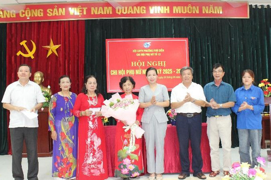 Hội LHPN phường Phú Diễn tổ chức thành công 100% hội nghị chi hội nhiệm kỳ 2025-2030