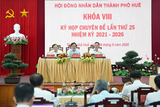 Thành phố Huế: thông qua 22 nghị quyết, tạo động lực mới cho phát triển kinh tế - đô thị