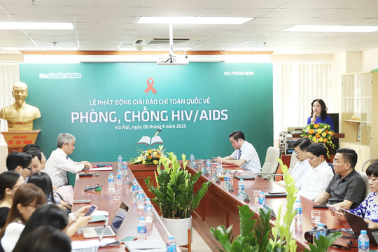 Phát động Giải Báo chí toàn quốc về phòng, chống HIV/AIDS năm 2025