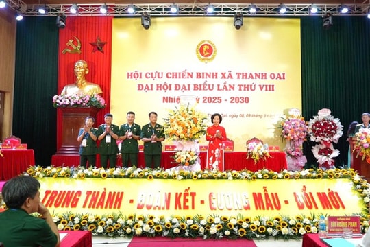 Đại hội đại biểu Hội Cựu chiến binh xã Thanh Oai lần thứ VIII