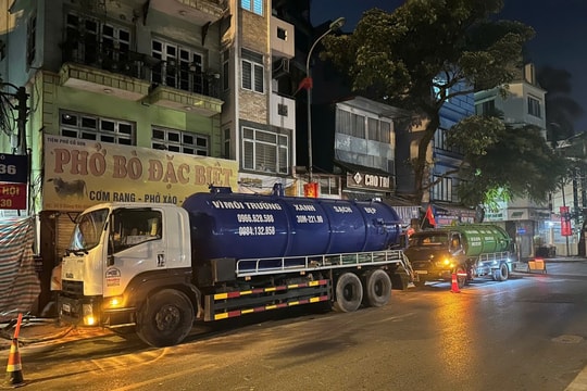 Khắc phục xong sự cố bùn trào khi thi công hầm tuyến metro Nhổn - Ga Hà Nội