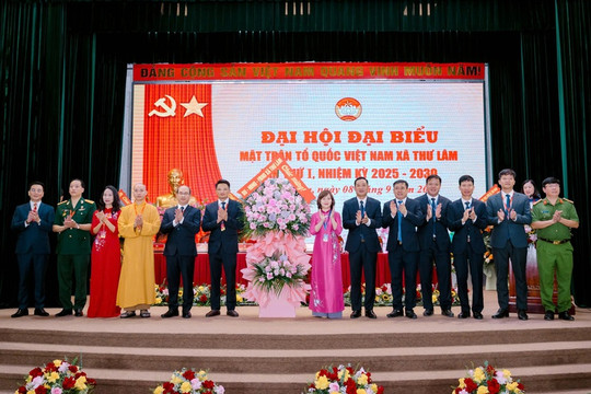 Đại hội đại biểu MTTQ xã Thư Lâm lần thứ I, nhiệm kỳ 2025 – 2030: Khẳng định sự thống nhất ý chí và hành động của MTTQ và các tầng lớp nhân dân