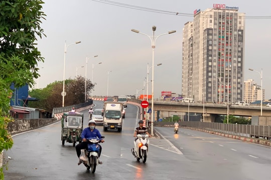 Nhánh ram CV1C cầu Vĩnh Tuy vẫn bảo đảm an toàn chịu lực
